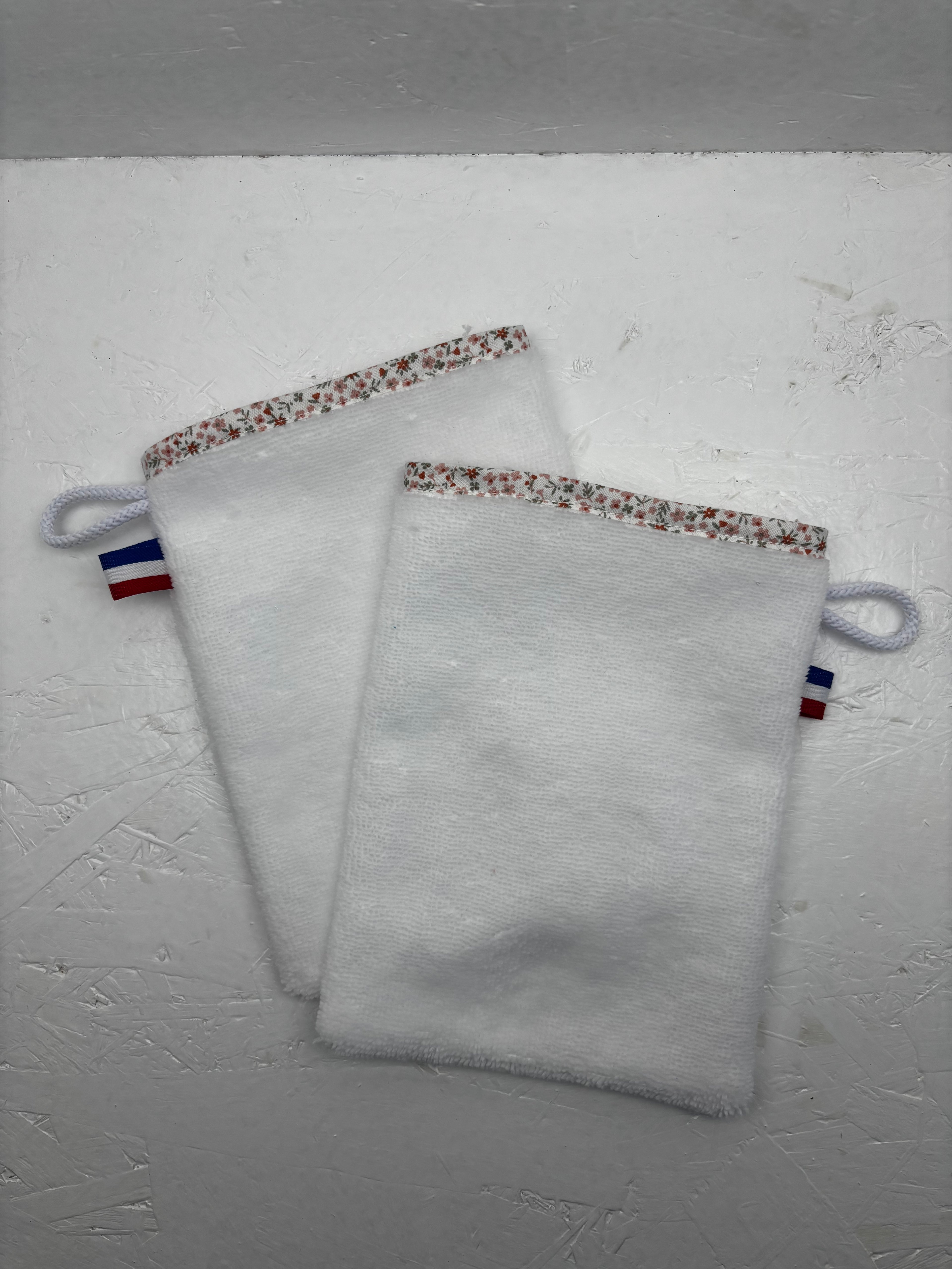 Duo de gants de toilette ultra doux et réutilisables
