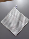 Essuie-mains coton nid d'abeille 25x25 cm — Absorbant et Doux